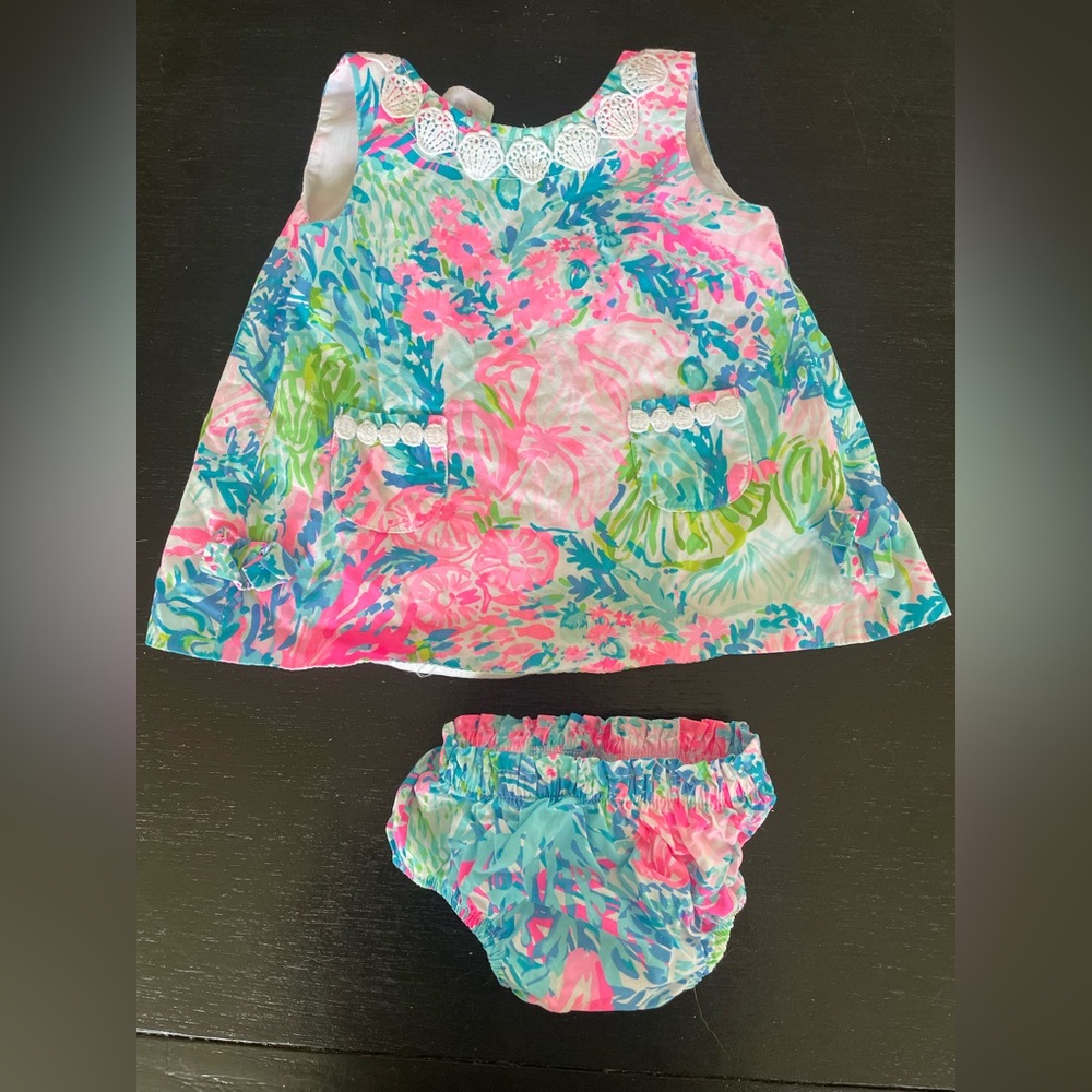 Lilly Pulitzer Fished My Wish Baby Shift Dress
